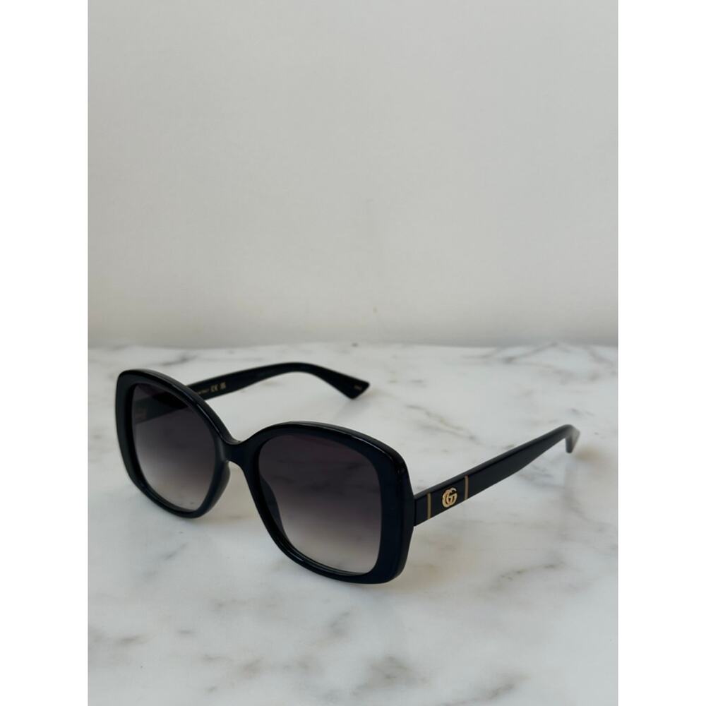 NEW Gucci GG0762S Black Butterfly Sunglasses with Marmont Logos - Picture 2 of 9